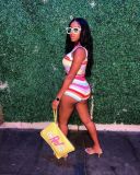 Knitted Sweater Sleeveless Vest Shorts Two-Piece Set