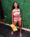 Knitted Sweater Sleeveless Vest Shorts Two-Piece Set