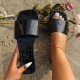 Plus Size Square Toe Open Toe Beach Sandals
