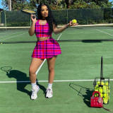 Fashion Ladies Printed Tennis Set
