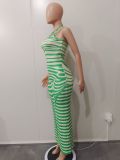 Stylish Personality Print Slip Dress