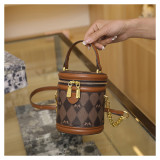 Fashion Niche Messenger Bag Texture Portable Bucket Bag