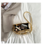 Fashion Shoulder Portable Simple Texture Messenger Bag