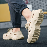 Summer Breathable Hollow Men's Outdoor Beach Hole Shoes