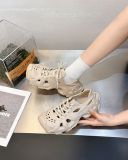 Croc Platform Lace-up Breathable Non-slip Beach Sandals