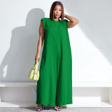 New Sleeveless Wide-leg Loose Casual Jumpsuit