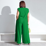 New Sleeveless Wide-leg Loose Casual Jumpsuit