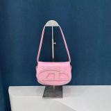Fashion Single Shoulder Oblique Armpit Small Square Saddle Bag