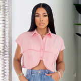 Summer Sexy Cropped Shirt