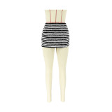 Striped All-match Sexy Casual Fashion Skirt