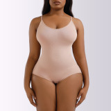 Large Size Postpartum Hip Lifting Seamless Sling Tummy Control Body Shaper Bodysuit