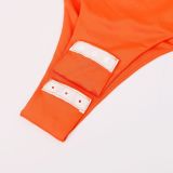 Fashion Sexy Sleeveless Solid Color Bodysuit