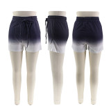 Summer Gradient Fashion Casual Shorts