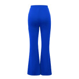 Fashion Casual All-match Slightly Flared Wide-leg Pants
