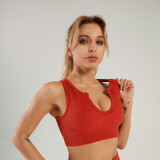 Fashion Sports Seamless Yoga Wear Bra Fitness Tank Top