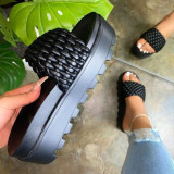 Stylish Platform Heel Platform Sandals And Slippers