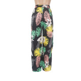 Trendy Casual Graphic Print Wide-leg Pants