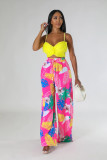 Trendy Casual Graphic Print Wide-leg Pants