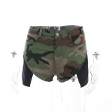 Fashion Slim All-match Camouflage Shorts