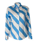 Autumn And Winter New Casual Striped Long-sleeved Shirt
