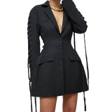 Niche Suit High-end Temperament Rivet Suit Skirt