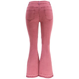 Trendy Oversized Wide-leg Paneled Jeans