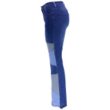 Trendy Oversized Wide-leg Paneled Jeans