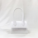 Fashion New Crocodile Pattern Jelly PVC Bag