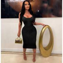 New Sling Slim Sexy Knitted Dress
