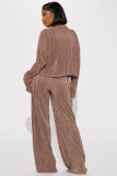 Autumn And Winter New Pleated Sexy Casual Suit