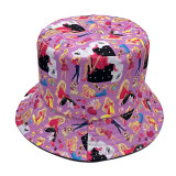 Fashion Print Macaron Bucket Hat