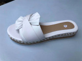Women's Bowknot Beach Summer Slippers Platform Wedge Plus Size Sandals