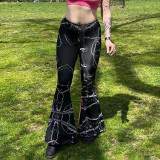 3D Printed Long Flared Trousers