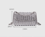Fashion Diamond Chain Shoulder Messenger Bag
