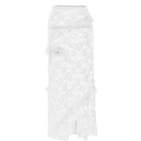 Sexy See-through Lace Stitching Skirt