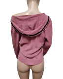 Fashionable Color Contrasting Irregular Knitted Cardigan