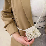Hand-woven Pearl Bag Lipstick Small Bag