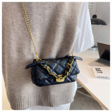 Fashionable Diamond Chain Simple Shoulder Bag