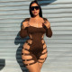 Sexy Hollow Tight Stretch Elastic Jumpsuit
