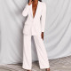 New Women's Fashionable Casual Long-sleeved Trousers Two-piece Set