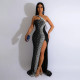 Fashionable Hot Sequined Sleeveless Dress