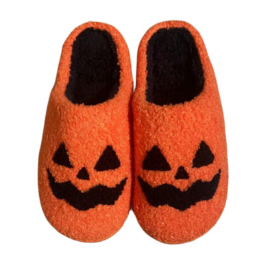 Pumpkin Halloween Ghost Warm Cotton Slippers