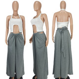 Fashionable Casual Wide Leg Overalls