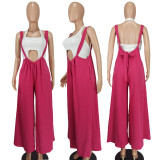 Fashionable Casual Wide Leg Overalls