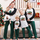 Christmas Print Parent-child Pajamas Set