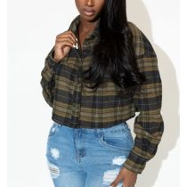 New Autumn And Winter Plaid Shirts, Fashionable And Versatile Jackets