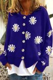 New Qiuju Embroidered Knitted Cardigan Sweater