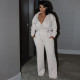 Casual Thickened Sweatshirt Sports Two-piece Set