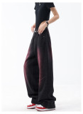 Casual Loose Floor-length Washed Vintage Jeans