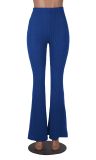 Solid Color Casual Women's Bootcut Pants